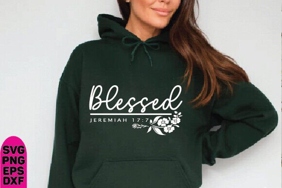 Blessed Shirt: A Christian Women’s T-Shirt Design with Visual Impact