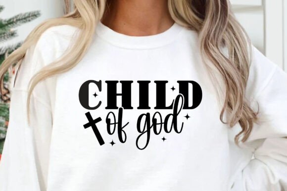 Child of God PNG, Jesus SVG, Bible SVG for T-Shirt Designs & Marketing Graphics