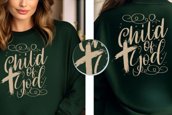 Child of God SVG Graphics for T-Shirt Designs