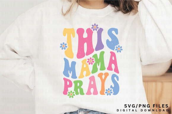 Christian Mama Easter Mom Sublimation Graphics for T-Shirt Designs
