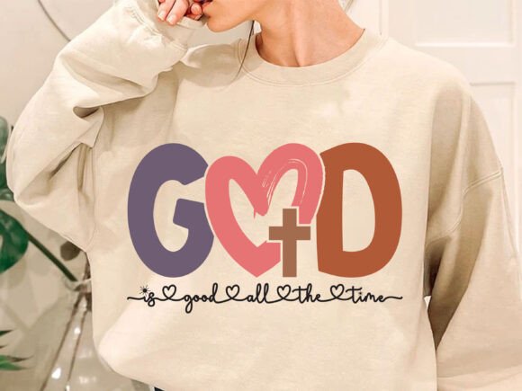 Christian Png: God is Good All the Time – A T-Shirt Design with Graphics That Speak to Faith and Craft