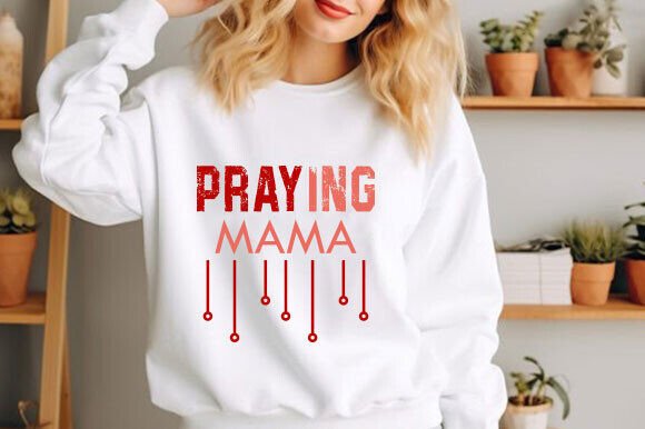 Christian Praying Mama SVG, Mom Varsity Review