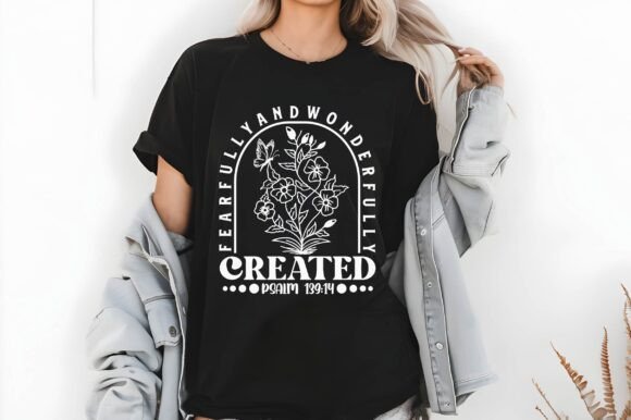Christian Wonderful T-Shirt 3: A Fresh Graphic Design Asset for Modern T-Shirt Branding