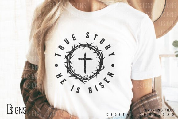 Easter SVG Christian True Story Graphics for T-Shirt Designs & Digital Products