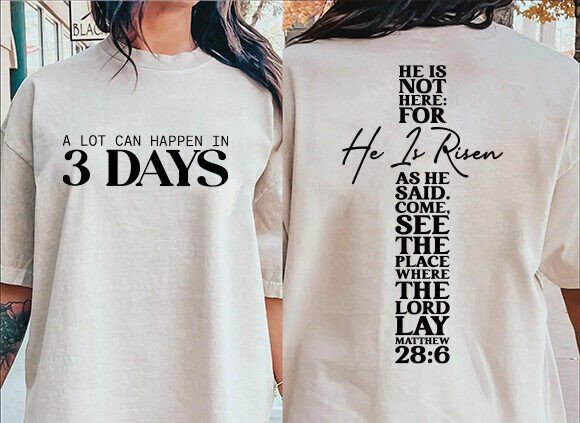 He is Risen Graphics for T-Shirt Designs