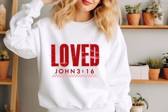 Retro Christian Love SVG PNG – Graphics for Heartfelt T-Shirt Designs