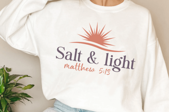 Salt and Light SVG – A Faith-Filled Design for Embroidery