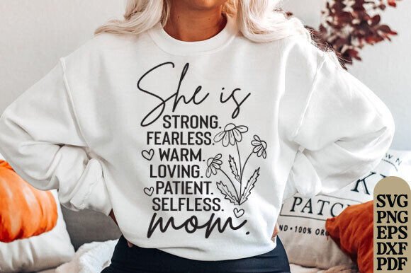 She is Mom Shirt Christian SVG Graphics Review
