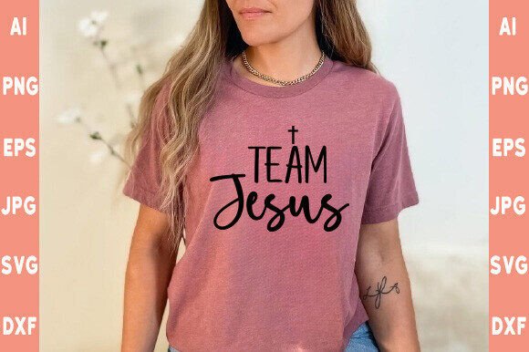 Team Jesus SVG: A Faith-Inspired Design for Real Embroidery Projects