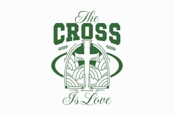 The Cross is Love T-Shirt Christian – A Thoughtful Graphic for Faith-Based T-Shirt Designs