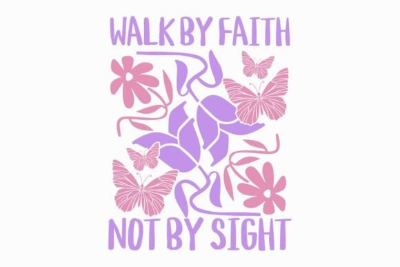 Walk by Faith Jesus Quote T-Shirt Graphics Review